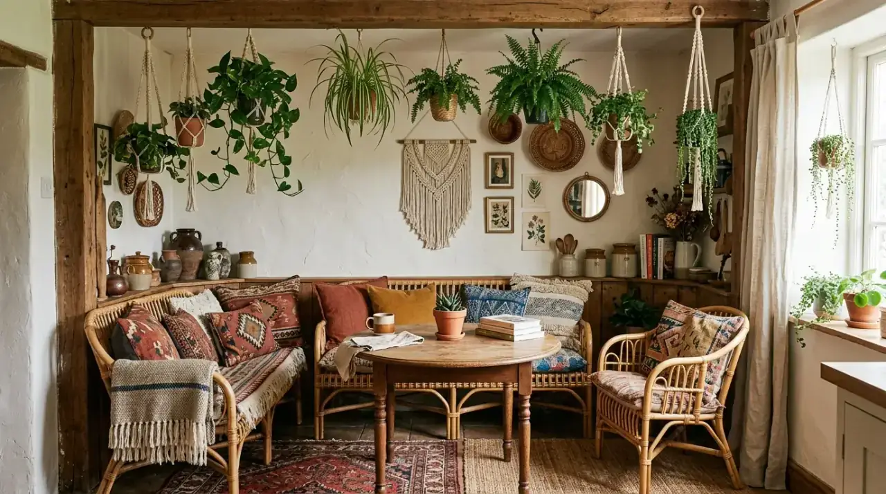 Small table kitchen nook. Cozy kitchen nook with a well-proportioned table for easy use.