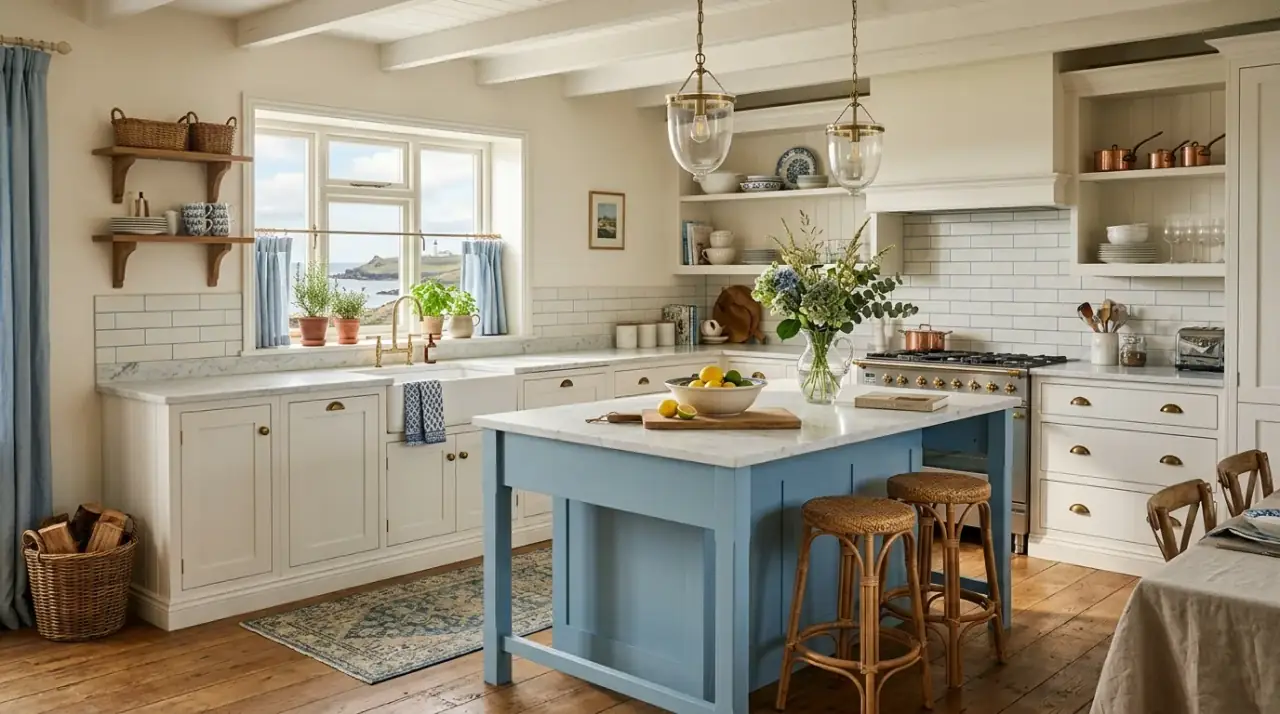 Classic cabinetry Nancy Meyers kitchen. Timeless classic kitchen with tailored cabinet design.