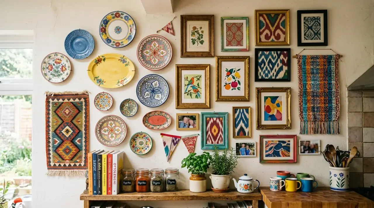 Kitchen memo board decor. Family-friendly message area designed to look intentional on the wall.