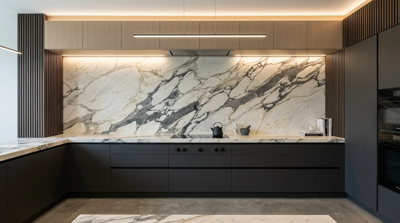 Hidden storage trend in 2026 kitchens. Sleek kitchen design with smarter integrated storage solutions.