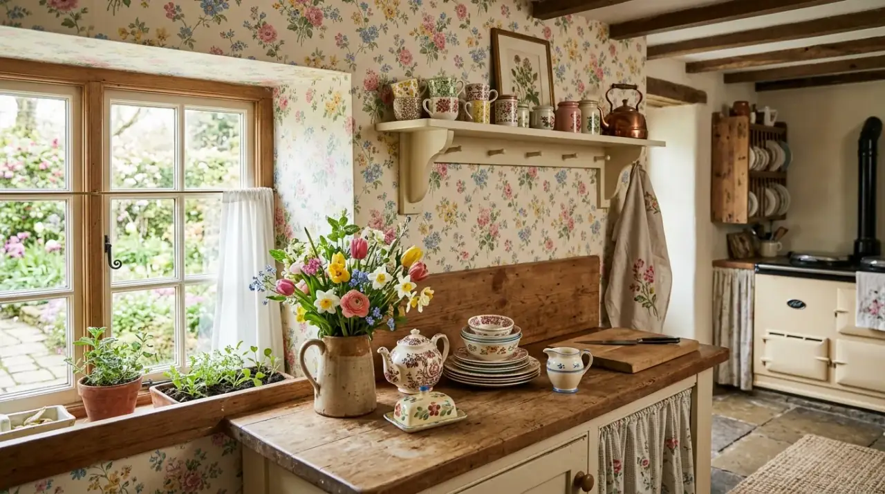 Citrus bowl spring kitchen. Fresh spring kitchen decor with a bright bowl of citrus fruit.