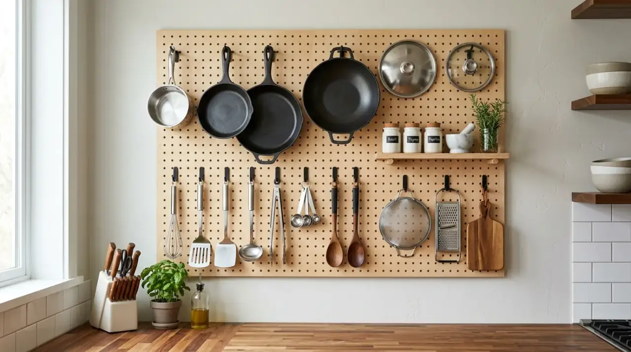 One in one out kitchen organization. Efficient kitchen kept tidy with one in one out rules.
