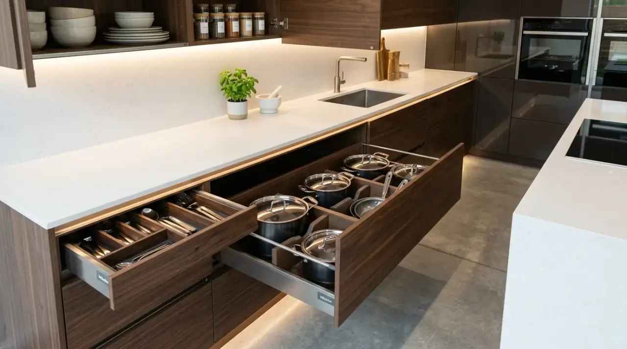 Kitchen organization overview. Genius kitchen organization hacks for a tidy efficient space overall.