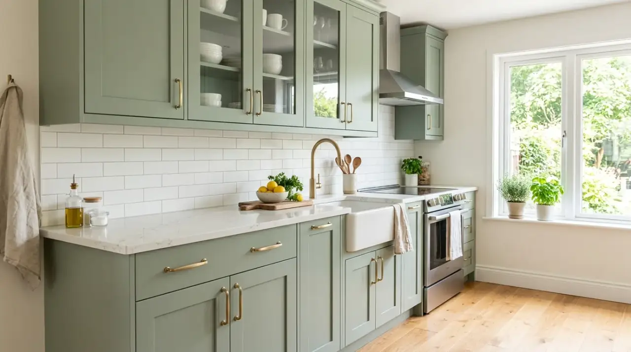 Inspiring kitchen cabinet paint color idea for a fresh and stylish update.