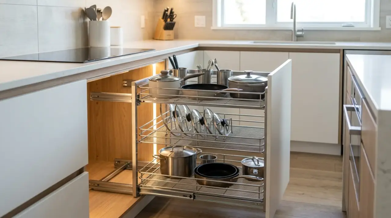 Everyday dish cabinet organization. Kitchen cabinets organized with everyday dishes at easy reach.