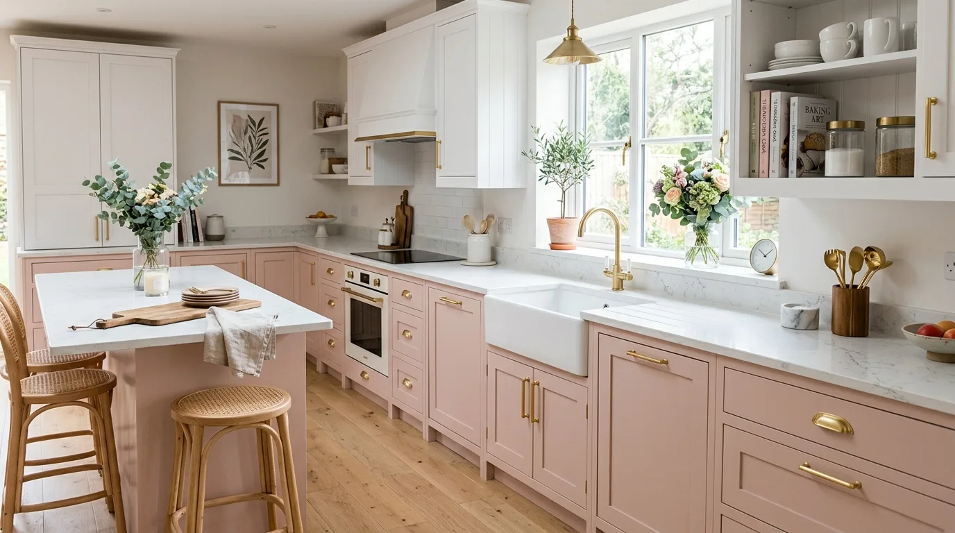 Black and wood two-tone kitchen cabinets. Modern cabinetry contrast with warm natural texture.
