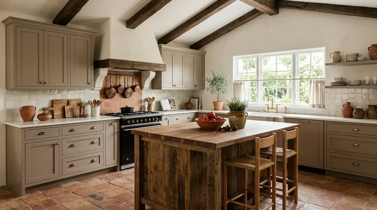Modern farmhouse kitchen lighting. Vintage-inspired fixtures scaled for a cleaner contemporary kitchen look.
